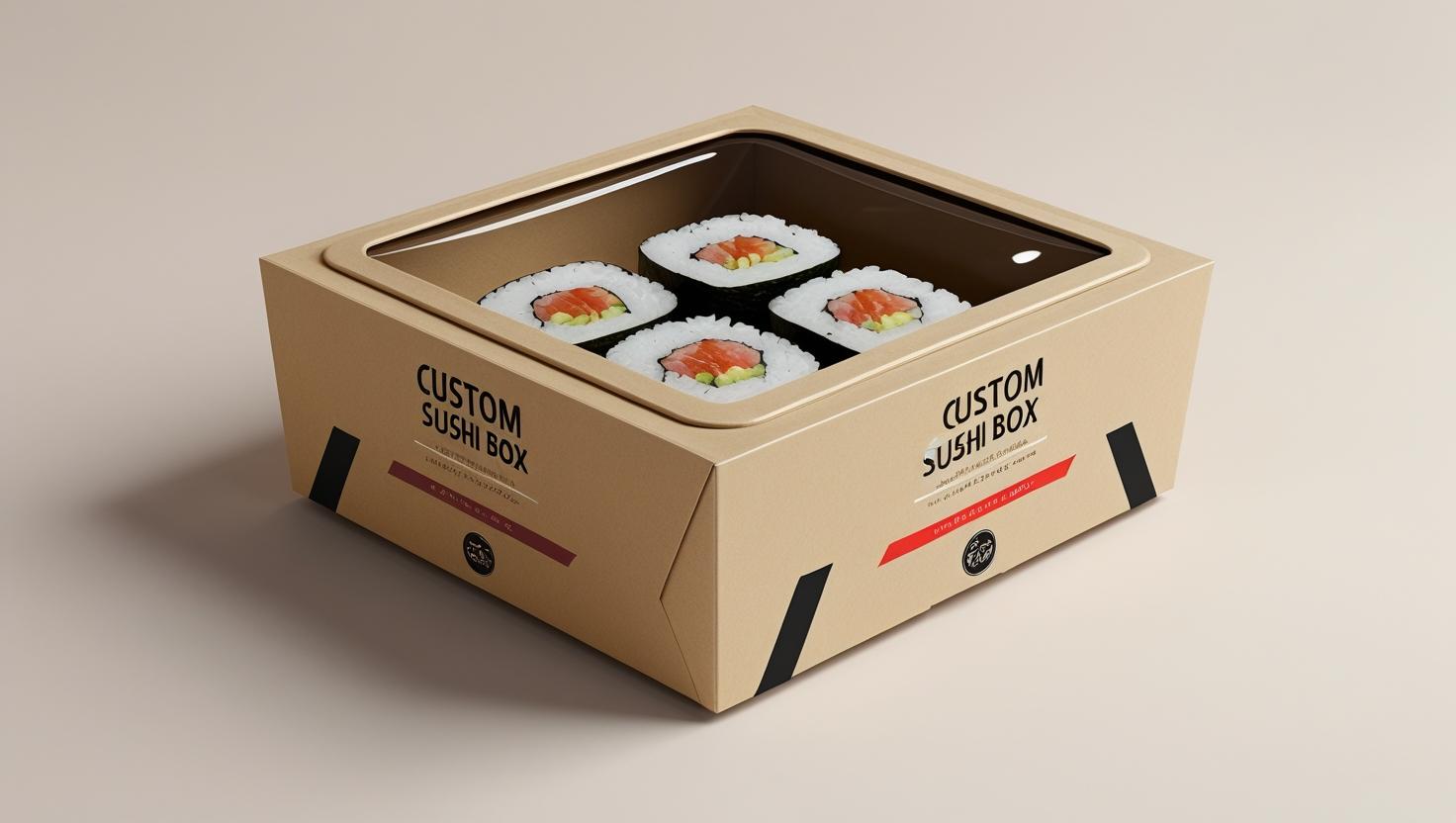 Custom Sushi Boxes